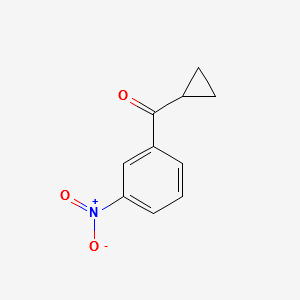 CYCLOPROPYL(3-NITROPHENYL)METHANONE structure, CAS 5680-51-3