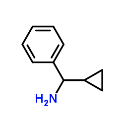 CYCLOPROPYL(PHENYL)METHANAMINE structure, CAS 23459-38-3