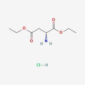 D-ASPARTIC ACID DIETHYL ESTER HYDROCHLORIDE structure, CAS 112018-26-5