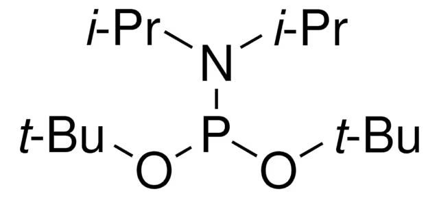 DI-TERT-BUTYL DIISOPROPYLPHOSPHORAMIDITE structure, CAS 137348-86-8