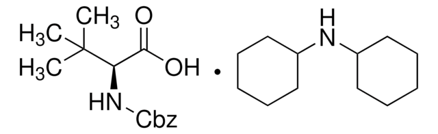 DICYCLOHEXYLAMINE (S)-2-(((BENZYLOXY)CARBONYL)AMINO)-3,3-DIMETHYLBUTANOATE structure, CAS 62965-37-1