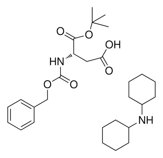 DICYCLOHEXYLAMMONIUM TRANS-1-(TERT-BUTOXYCARBONYL)-4-HYDROXYPYRROLIDINE-2-CARBOXYLATE structure, CAS 21157-12-0