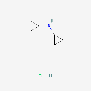 DICYCLOPROPYLAMINE HYDROCHLORIDE structure, CAS 246257-69-2