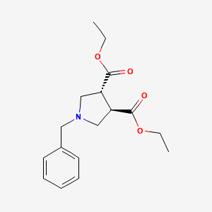DIETHYL (3R,4R)-1-BENZYLPYRROLIDINE-3,4-DICARBOXYLATE structure, CAS 92486-65-2
