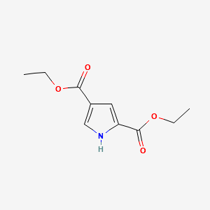DIETHYL 1H-PYRROLE-2,4-DICARBOXYLATE structure, CAS 55942-40-0