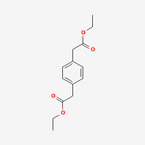 DIETHYL 2,2'-(1,4-PHENYLENE)DIACETATE structure, CAS 36076-26-3
