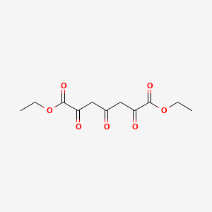 DIETHYL 2,4,6-TRIOXOHEPTANEDIOATE structure, CAS 68854-18-2