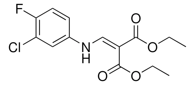 DIETHYL 2-(((3-CHLORO-4-METHYLPHENYL)AMINO)METHYLENE)MALONATE structure, CAS 103976-11-0