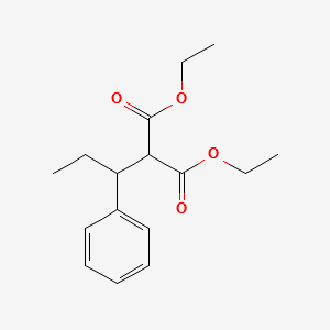 DIETHYL 2-(1-PHENYLPROPYL)MALONATE structure, CAS 37556-02-8