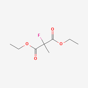 DIETHYL 2-FLUORO-2-METHYLMALONATE structure, CAS 16519-02-1