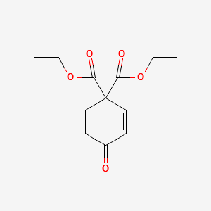DIETHYL 4-OXOCYCLOHEX-2-ENE-1,1-DICARBOXYLATE structure, CAS 64836-82-4