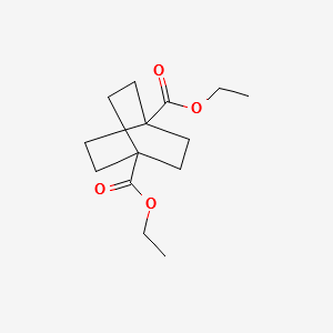 DIETHYL BICYCLO[2.2.2]OCTANE-1,4-DICARBOXYLATE structure, CAS 1659-75-2