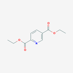 DIETHYL PYRIDINE-2,5-DICARBOXYLATE structure, CAS 5552-44-3