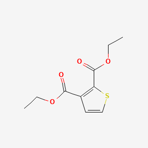 DIETHYL THIOPHENE-2,3-DICARBOXYLATE structure, CAS 53229-46-2