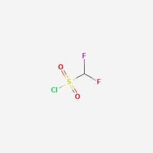 DIFLUOROMETHANESULFONYL CHLORIDE structure, CAS 1512-30-7