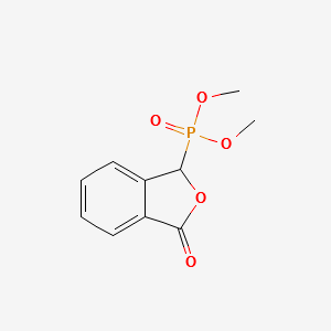 DIMETHYL (3-OXO-1,3-DIHYDROISOBENZOFURAN-1-YL)PHOSPHONATE structure, CAS 61260-15-9