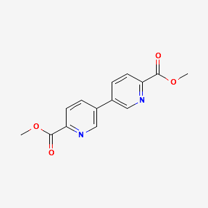 DIMETHYL [3,3'-BIPYRIDINE]-6,6'-DICARBOXYLATE structure, CAS 1033202-47-9