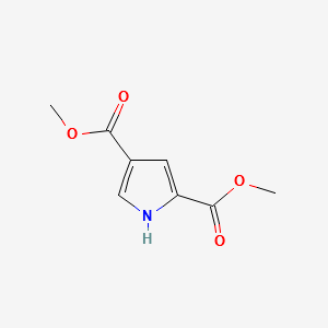 DIMETHYL 1H-PYRROLE-2,4-DICARBOXYLATE structure, CAS 2818-07-7