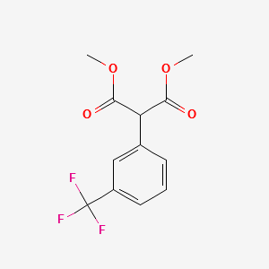 DIMETHYL 2-(3-(TRIFLUOROMETHYL)PHENYL)MALONATE structure, CAS 138485-29-7