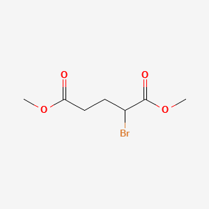 DIMETHYL 2-BROMOPENTANEDIOATE structure, CAS 760-94-1