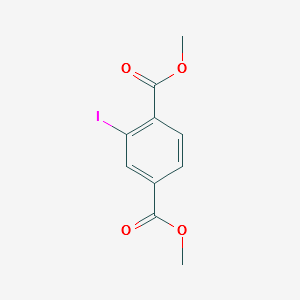 DIMETHYL 2-IODOTEREPHTHALATE structure, CAS 165534-79-2