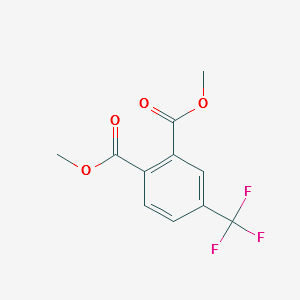 DIMETHYL 4-(TRIFLUOROMETHYL)PHTHALATE structure, CAS 728-47-2