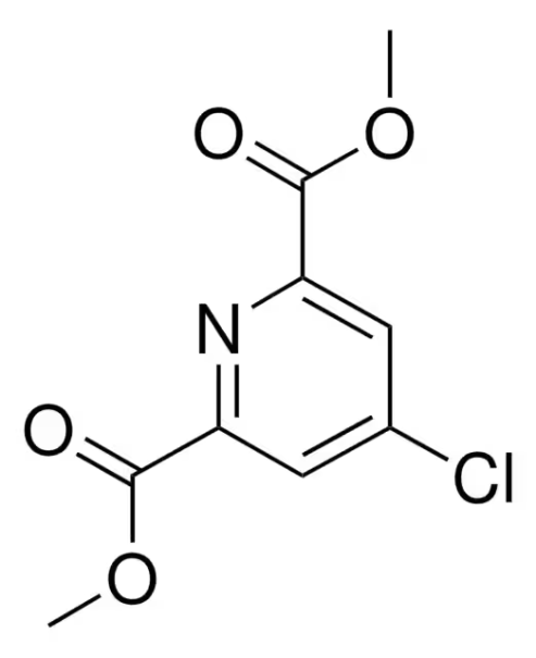 DIMETHYL 4-CHLOROPYRIDINE-2,6-DICARBOXYLATE structure, CAS 5371-70-0