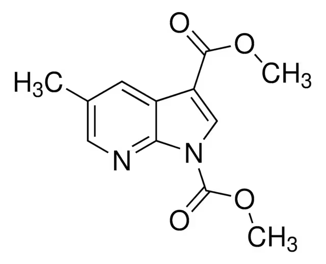 DIMETHYL 5-METHYL-1H-PYRROLO[2,3-B]PYRIDINE-1,3-DICARBOXYLATE structure, CAS 1198106-53-4