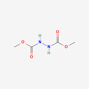 DIMETHYL HYDRAZINE-1,2-DICARBOXYLATE structure, CAS 17643-54-8