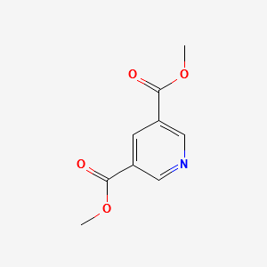 DIMETHYL PYRIDINE-3,5-DICARBOXYLATE structure, CAS 4591-55-3