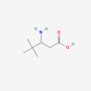 DL-3-TERT-BUTYL-BETA-ALANINE structure, CAS 204191-43-5