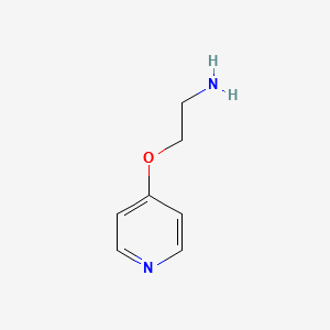 ETHANAMINE,2-(4-PYRIDINYLOXY) structure, CAS 259816-44-9