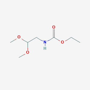 ETHYL (2,2-DIMETHOXYETHYL)CARBAMATE structure, CAS 71545-60-3