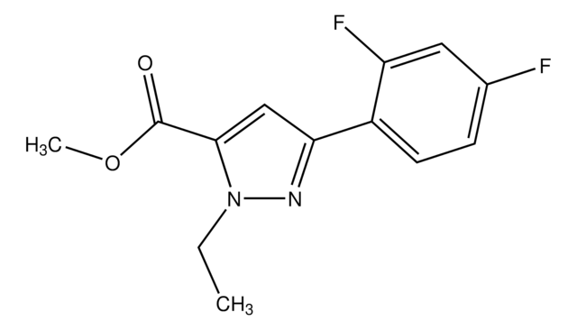 ETHYL 1-(2,4-DICHLOROPHENYL)-5-METHYL-1H-PYRAZOLE-3-CARBOXYLATE structure, CAS 126067-40-1