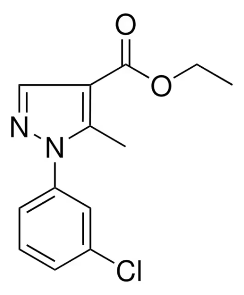 ETHYL 1-(4-CHLOROPHENYL)-5-METHYL-1H-PYRAZOLE-3-CARBOXYLATE structure, CAS 126067-52-5