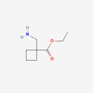 ETHYL 1-(AMINOMETHYL)CYCLOBUTANECARBOXYLATE structure, CAS 911060-83-8