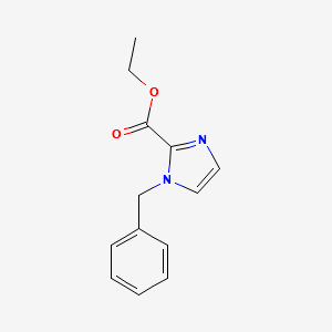ETHYL 1-BENZYLIMIDAZOLE-2-CARBOXYLATE structure, CAS 865998-45-4