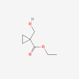 ETHYL 1-HYDROXYMETHYL-CYCLOPROPANECARBOXYLATE structure, CAS 3697-68-5