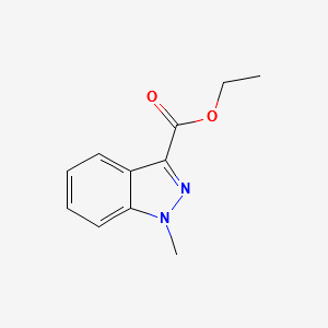 ETHYL 1-METHYL-1H-INDAZOLE-3-CARBOXYLATE structure, CAS 220488-05-1