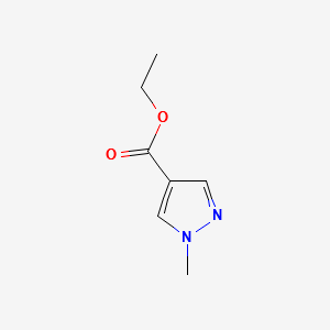 ETHYL 1-METHYL-1H-PYRAZOLE-4-CARBOXYLATE structure, CAS 85290-80-8