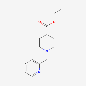 ETHYL 1-PYRIDIN-2-YLMETHYLPIPERIDINE-4-CARBOXYLATE structure, CAS 138030-53-2