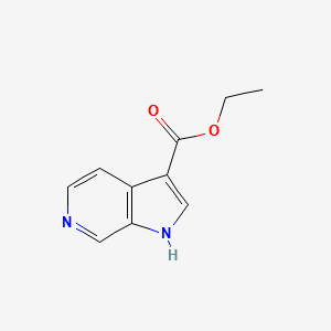 ETHYL 1H-PYRROLO[2,3-C]PYRIDINE-3-CARBOXYLATE structure, CAS 67058-73-5
