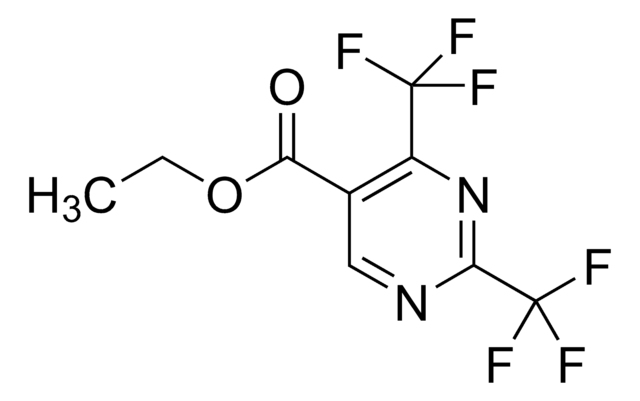 ETHYL 2,4-BIS(TRIFLUOROMETHYL)PYRIMIDINE-5-CARBOXYLATE structure, CAS 188781-15-9