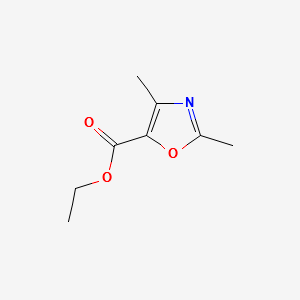 ETHYL 2,4-DIMETHYLOXAZOLE-5-CARBOXYLATE structure, CAS 23012-30-8