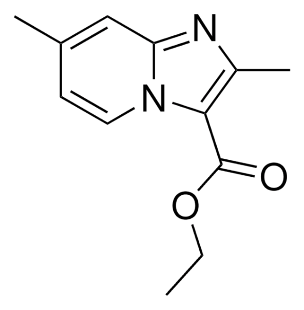 ETHYL 2,7-DIMETHYLIMIDAZO[1,2-A]PYRIDINE-3-CARBOXYLATE structure, CAS 81448-48-8