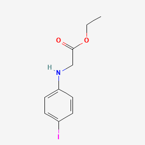 ETHYL 2-((4-IODOPHENYL)AMINO)ACETATE structure, CAS 14108-76-0