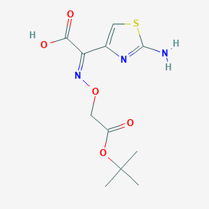 ETHYL 2-(2-AMINOTHIAZOL-4-YL)-2-(((ISOPROPOXYCARBONYL)OXY)IMINO)ACETATE structure, CAS 168551-88-0
