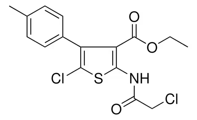 ETHYL 2-(2-CHLOROACETAMIDO)-4-(P-TOLYL)THIOPHENE-3-CARBOXYLATE structure, CAS 138098-81-4