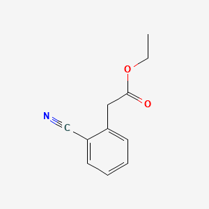 ETHYL 2-(2-CYANOPHENYL)ACETATE structure, CAS 67237-76-7