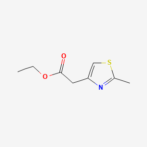 ETHYL 2-(2-METHYLTHIAZOL-4-YL)ACETATE structure, CAS 37128-24-8